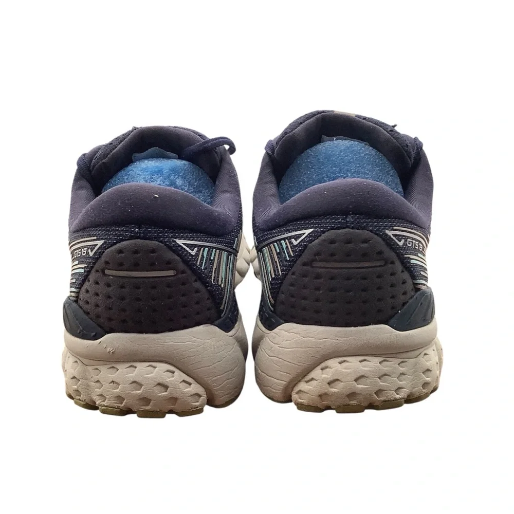 Brooks GTS 19 Aderenaline Navy and‎ Teal Athletic Sneakers
